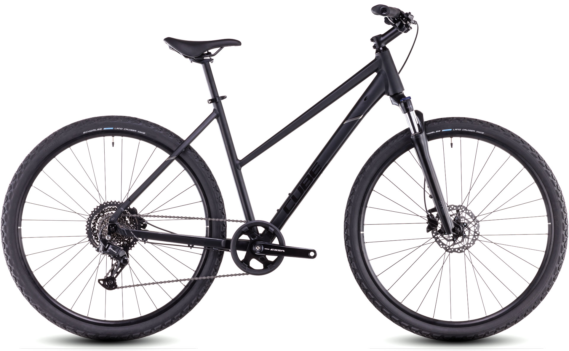 Velosiped Cube Nature ONE 2025 (860101, black, 46cm trappeze)