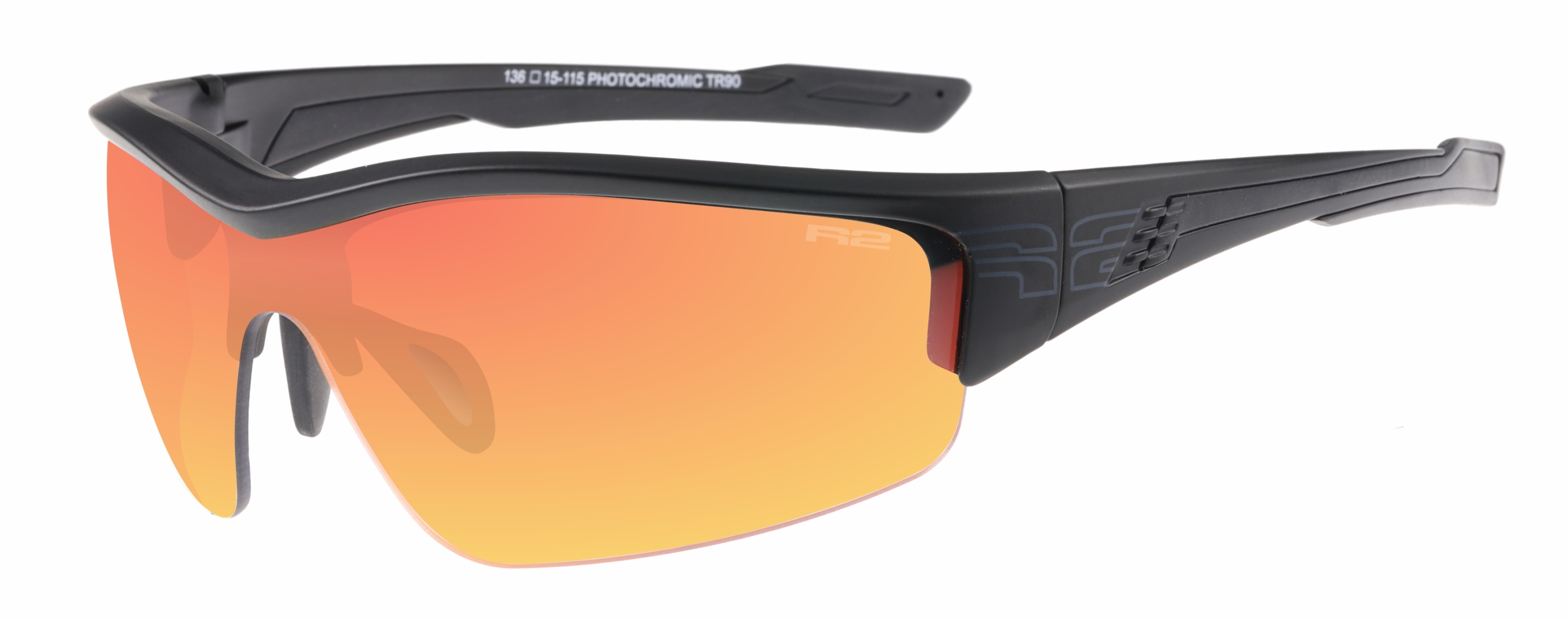 Sunglasses R2 Wheeller (AT038T, black/orange)
