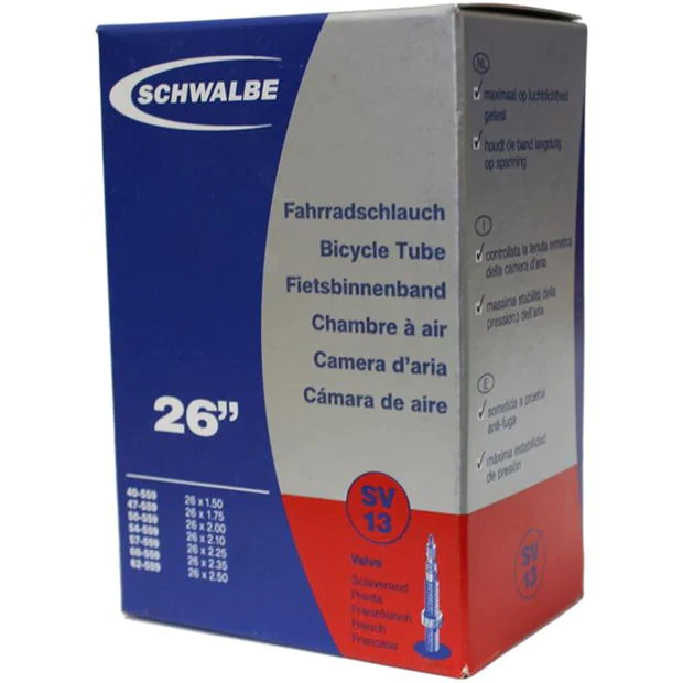 Tube Schwalbe SV13 26" (13504, Schwalbe, black, 26*1.5-2.5)