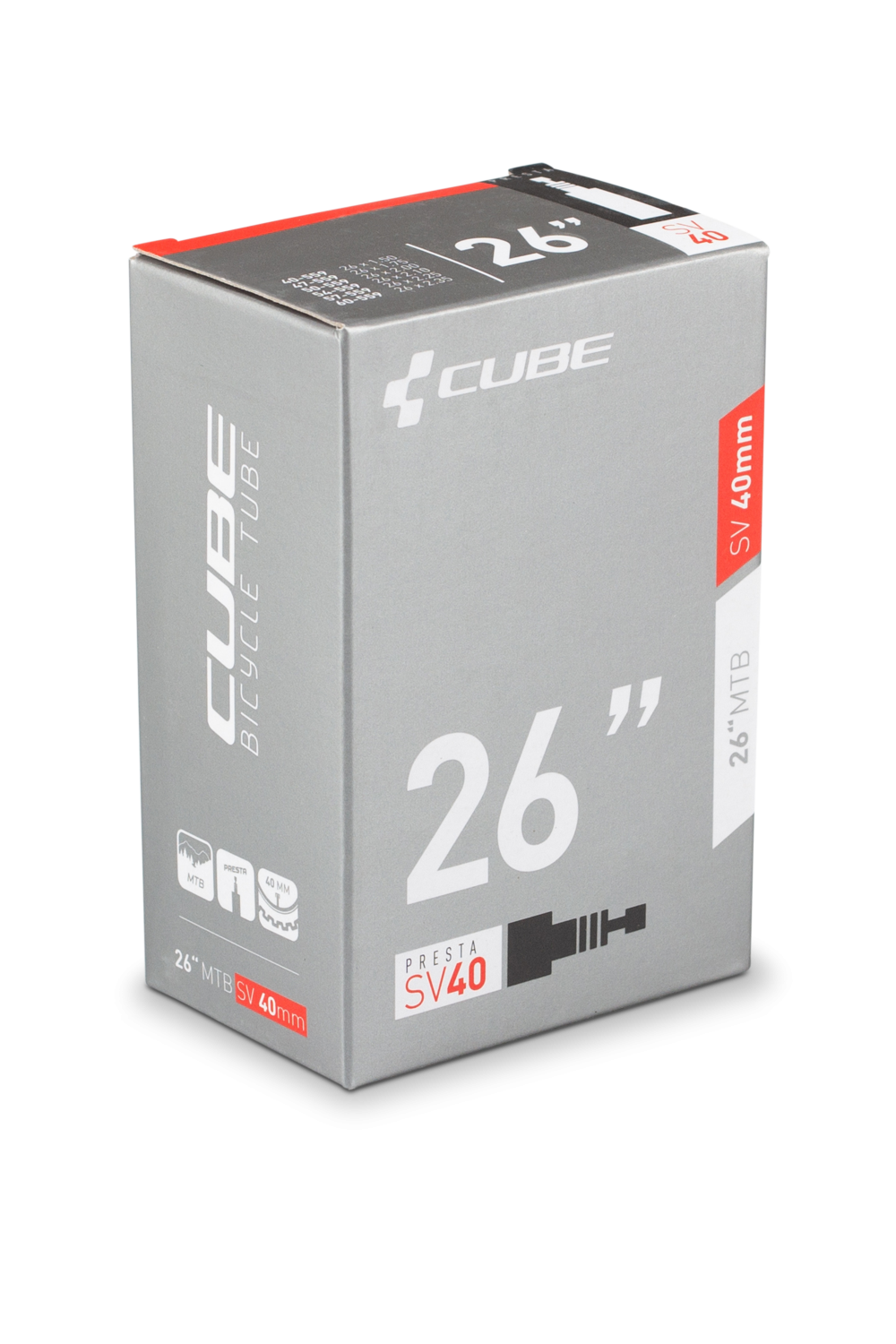 Tube Cube 26 MTB SV40MM (13540, Cube, black, 26")