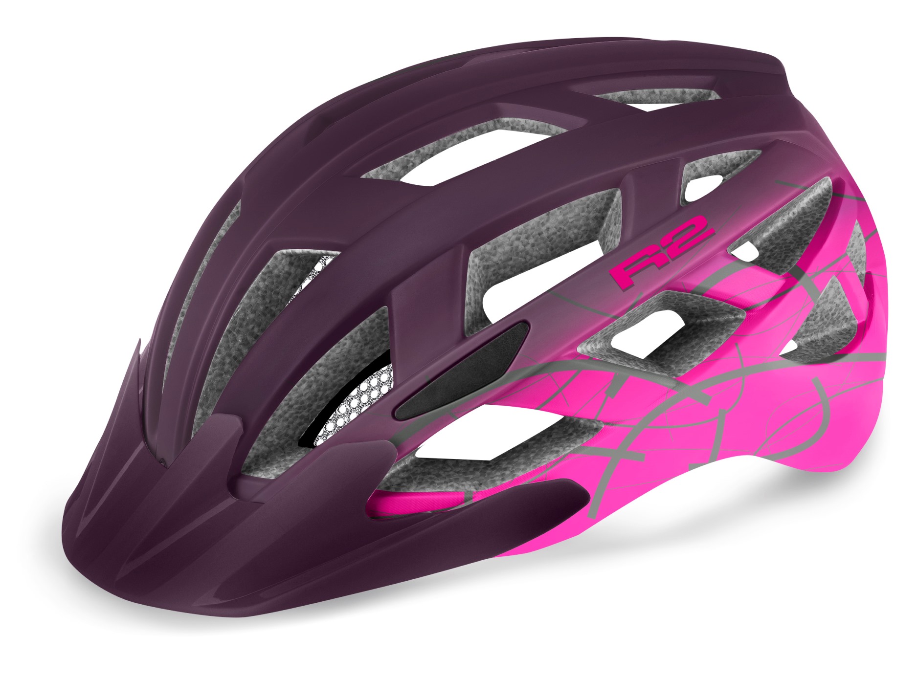Helmet R2 Lumen (ATH18N, R2, black/pink, M)