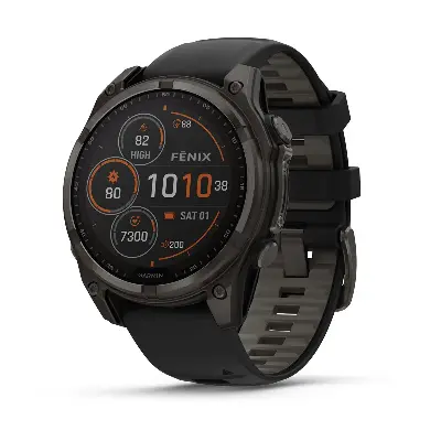 Smartwatch Garmin Fenix 8 Sapphire Solar (010-02906-11, black, 47 mm)