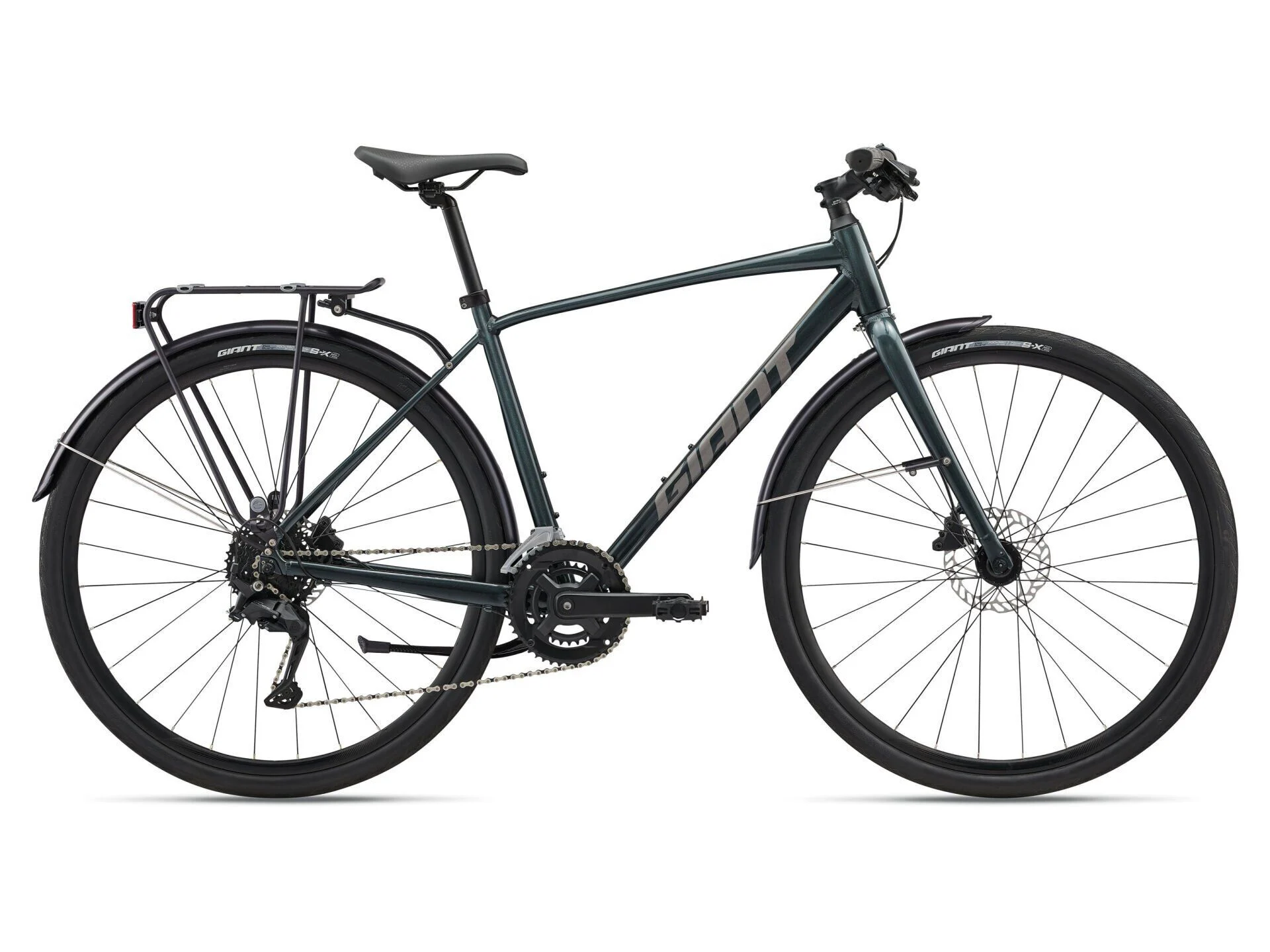Velosiped Giant Escape City 2 Disc   (1037025124, asphalt green, S)