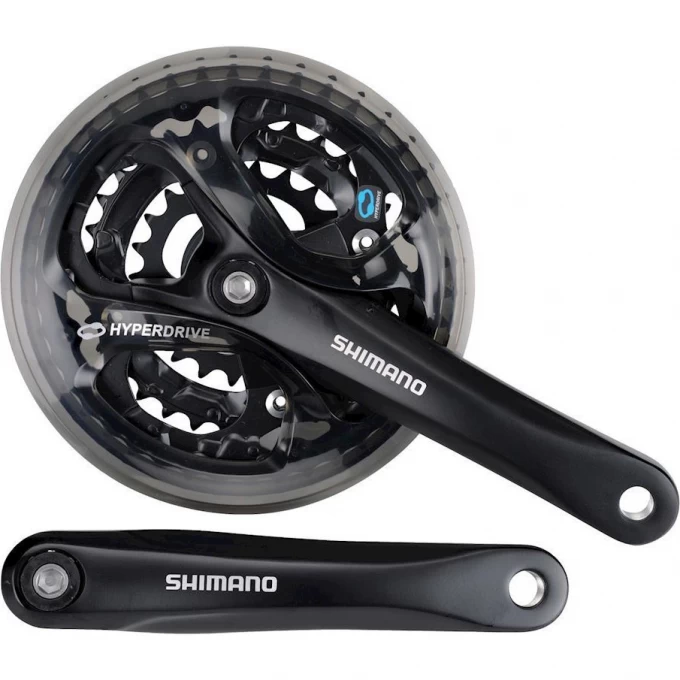Crankset Shimano FC-M361 (EFCM361E88CL, black, 48-38-28)