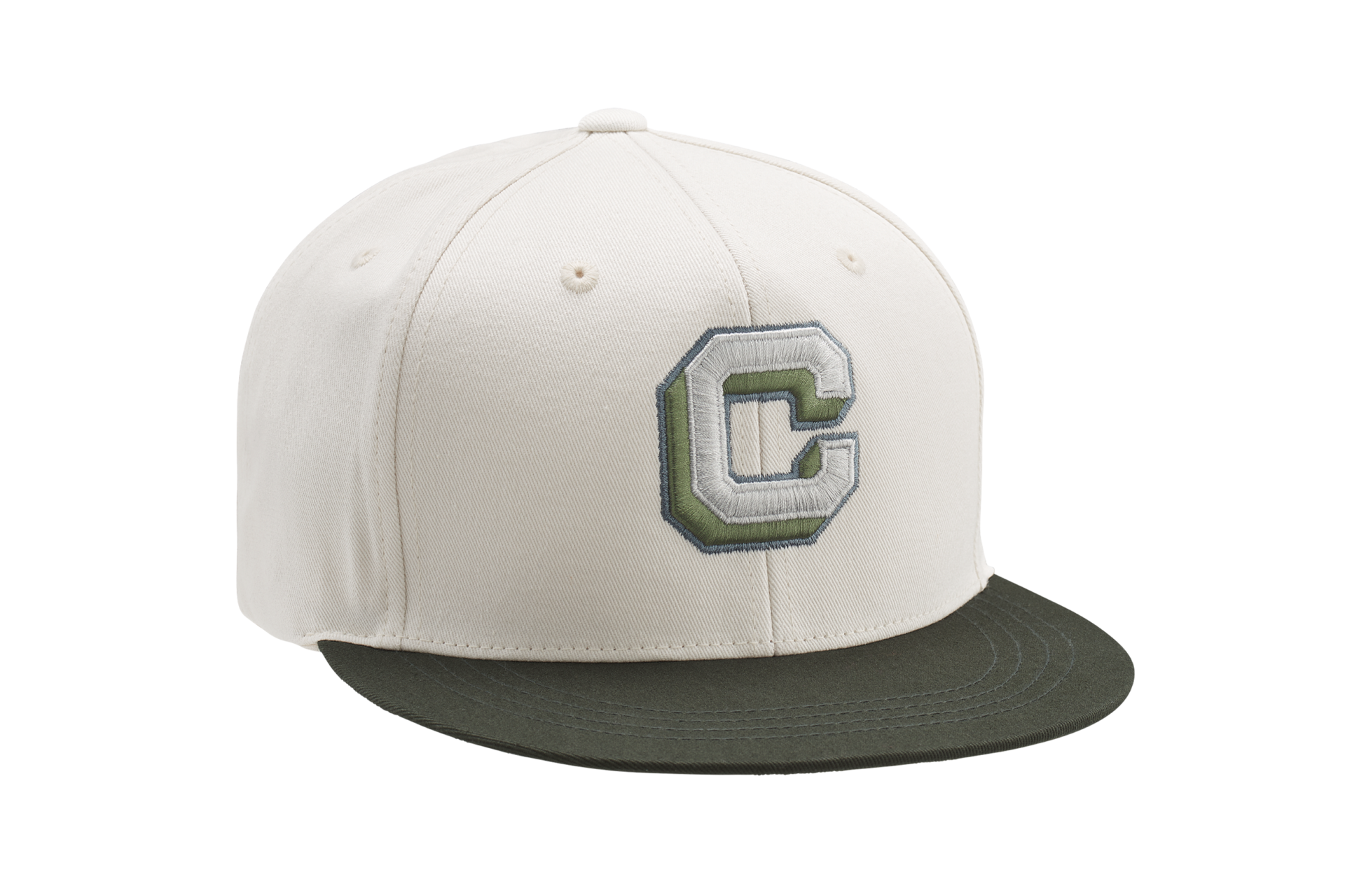 Cap Cube The Embossed C (10289, beige/olive)