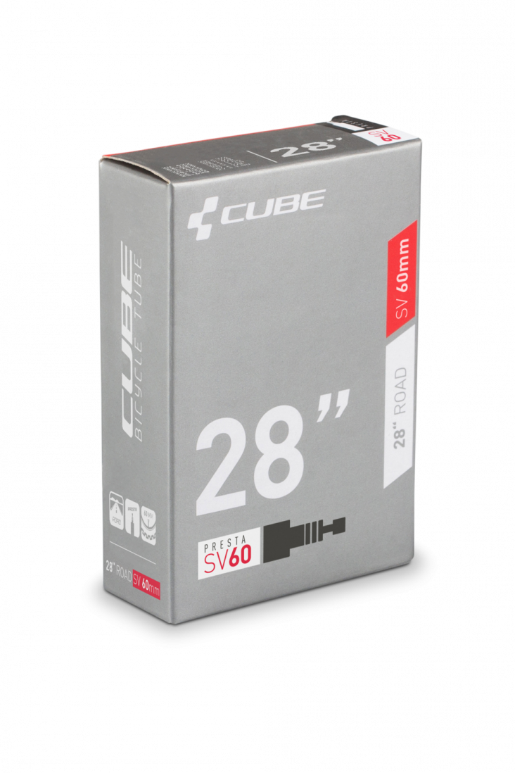 Tube Cube 28 ROAD SV60MM (13552, Cube, black, 28")