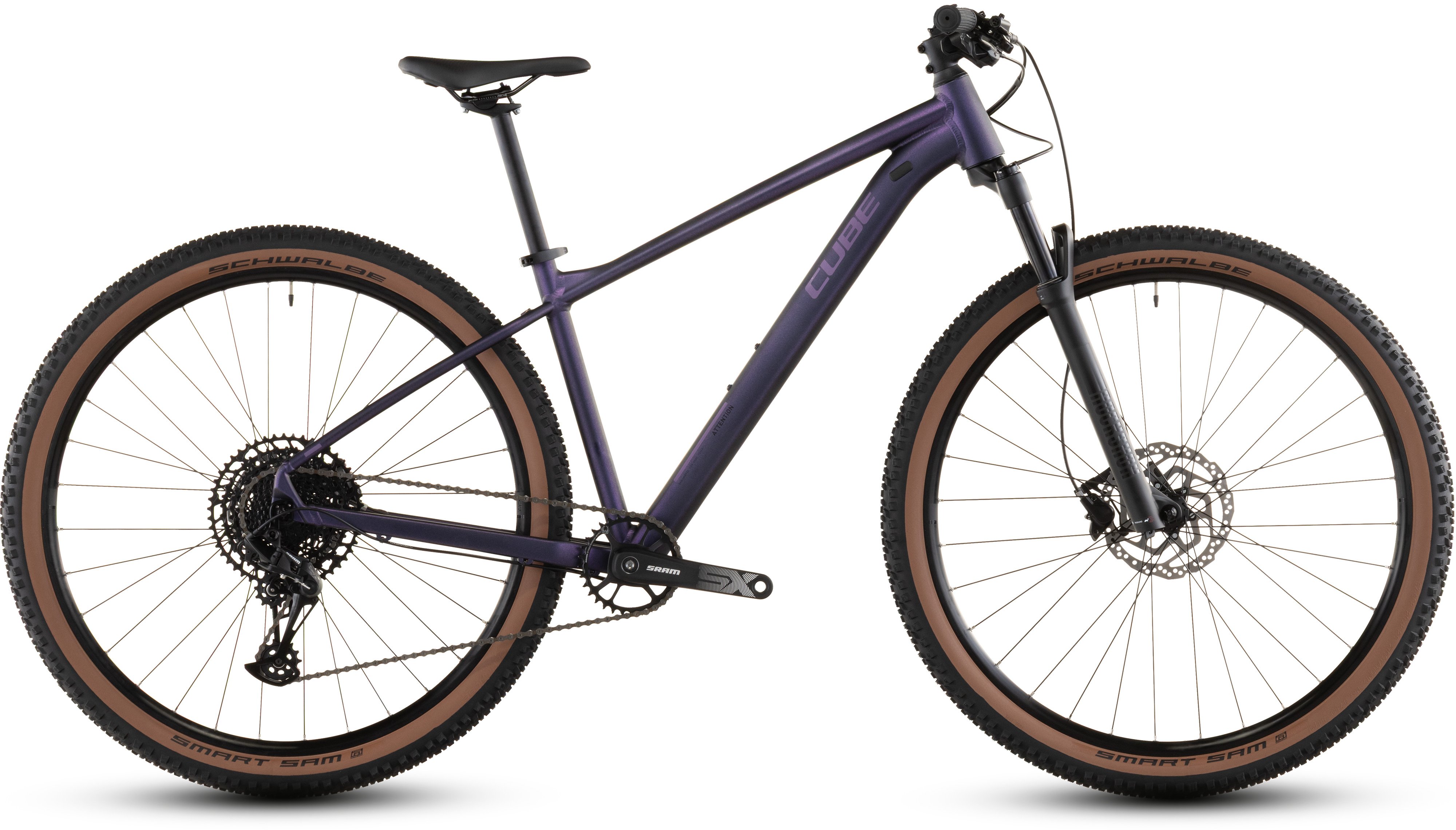Velosiped Cube Attention SLX (142220, purplegalaxy/black, M)