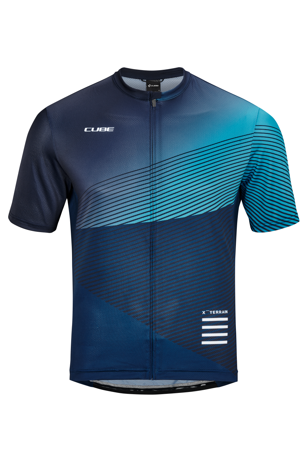 Jersey Cube ATX Full Zipp S/S (11469, Cube, blue, M)