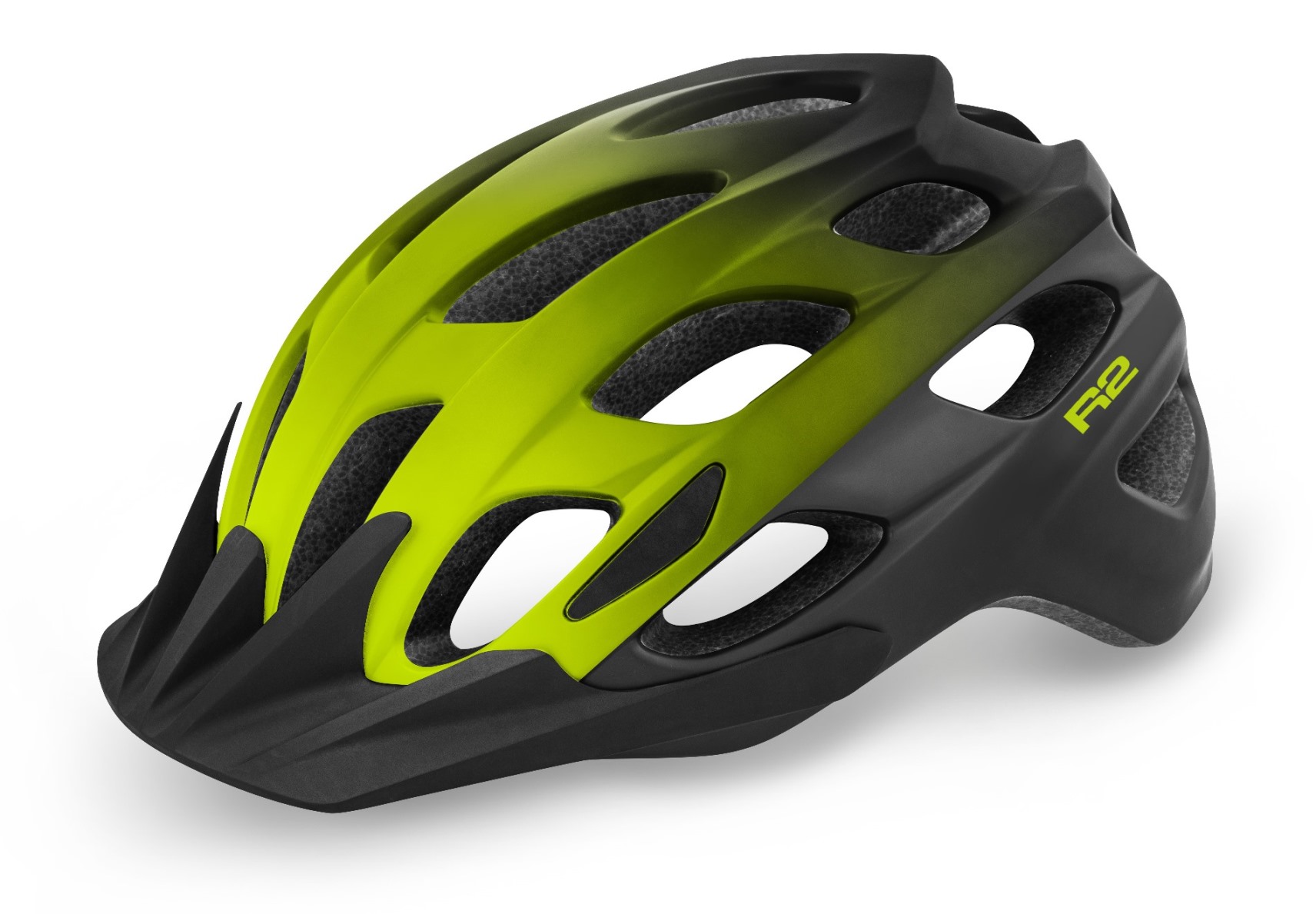 Helmet R2 Cliff (ATH22E, R2, black/neon yellow, M)