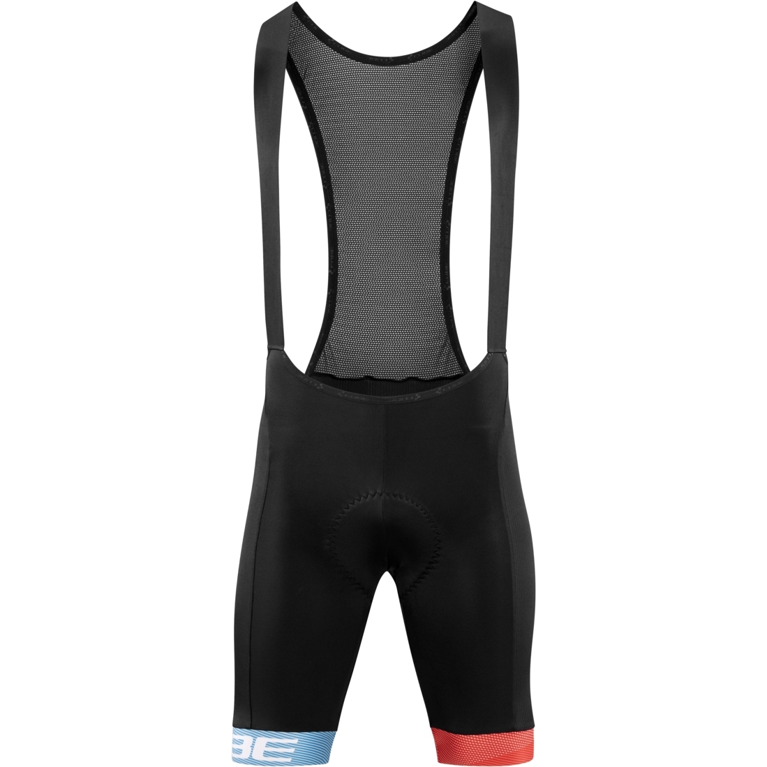 Bib Shorts Cube Teamline 2022 (12201, black/blue/red, XL)