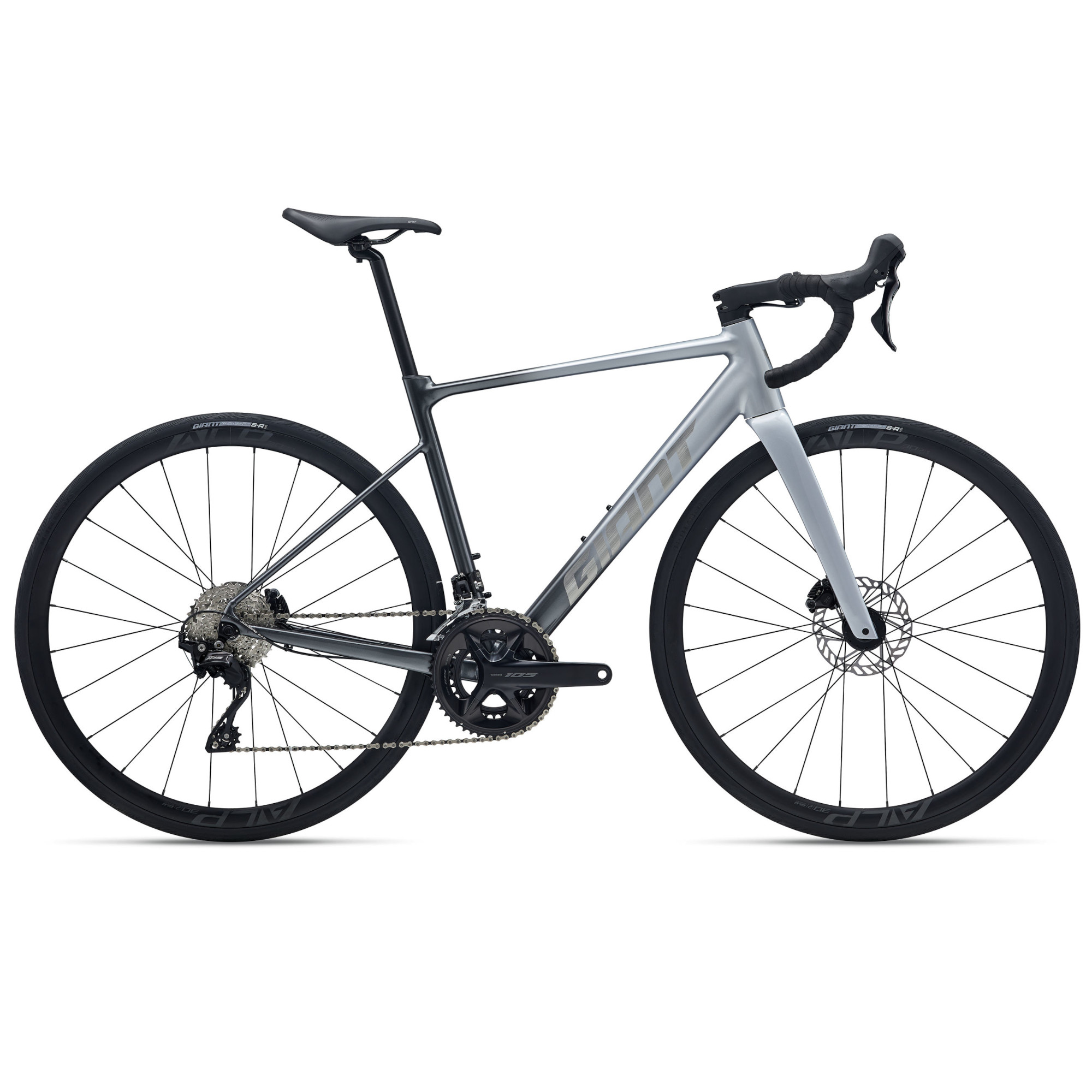 Velosiped Giant Contend SL 0 (1024029126, silver/charcoal, M/L)