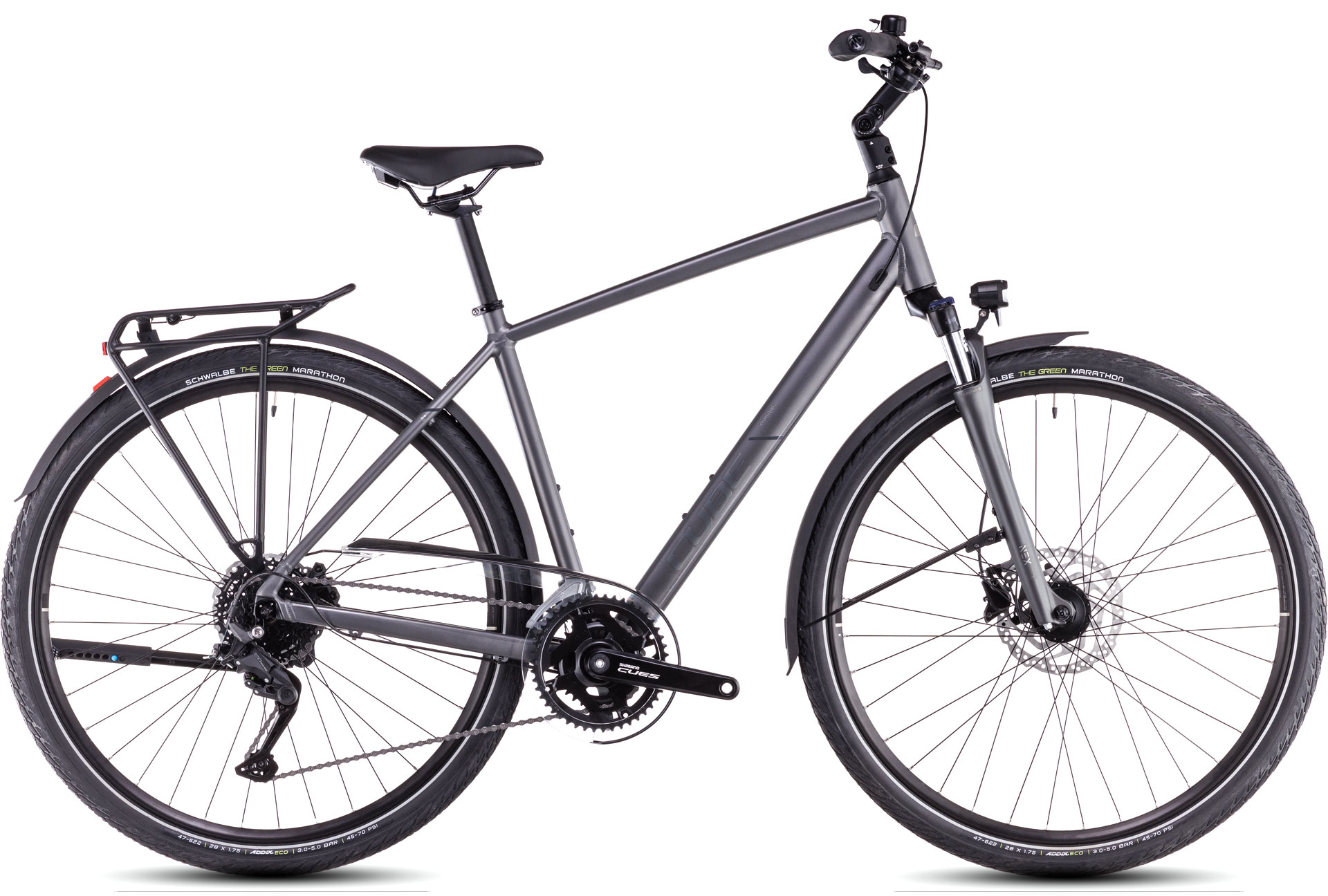 Velosiped Cube Touring Pro (862200, grey/metal, 54cm)