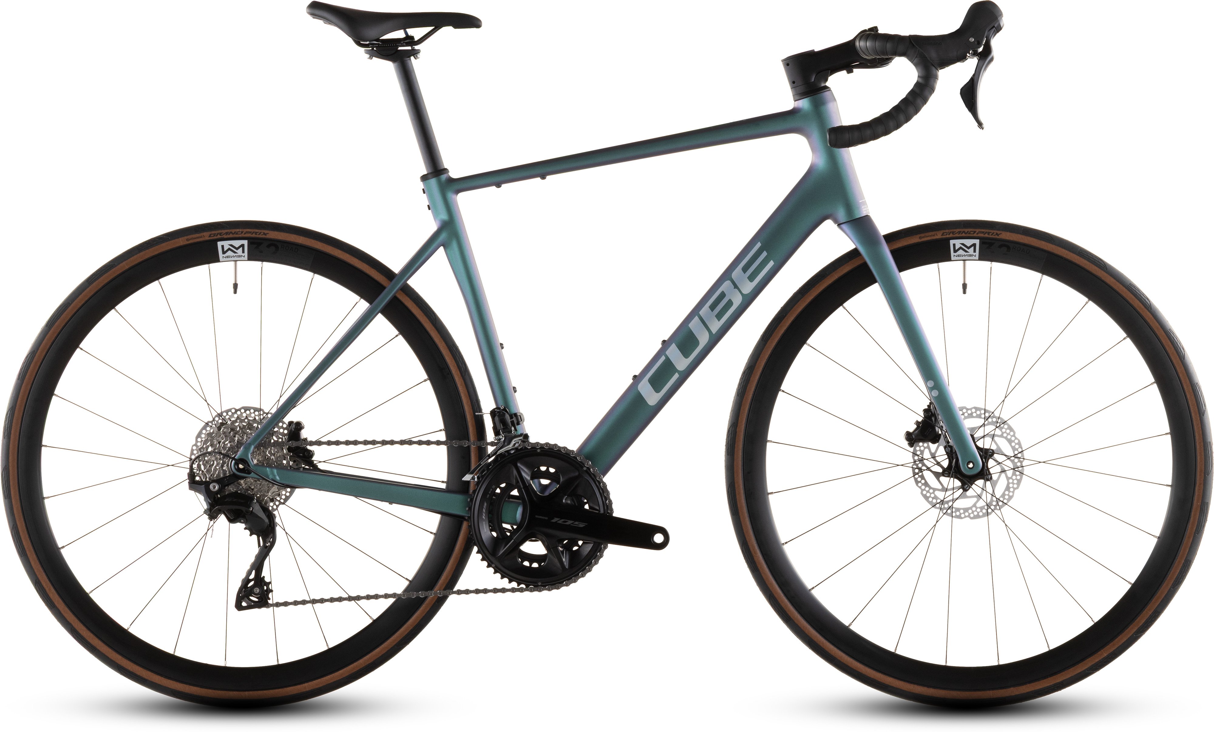 Velosiped Cube Attain SLX (125310, smaragdgrey/prism, 50cm)