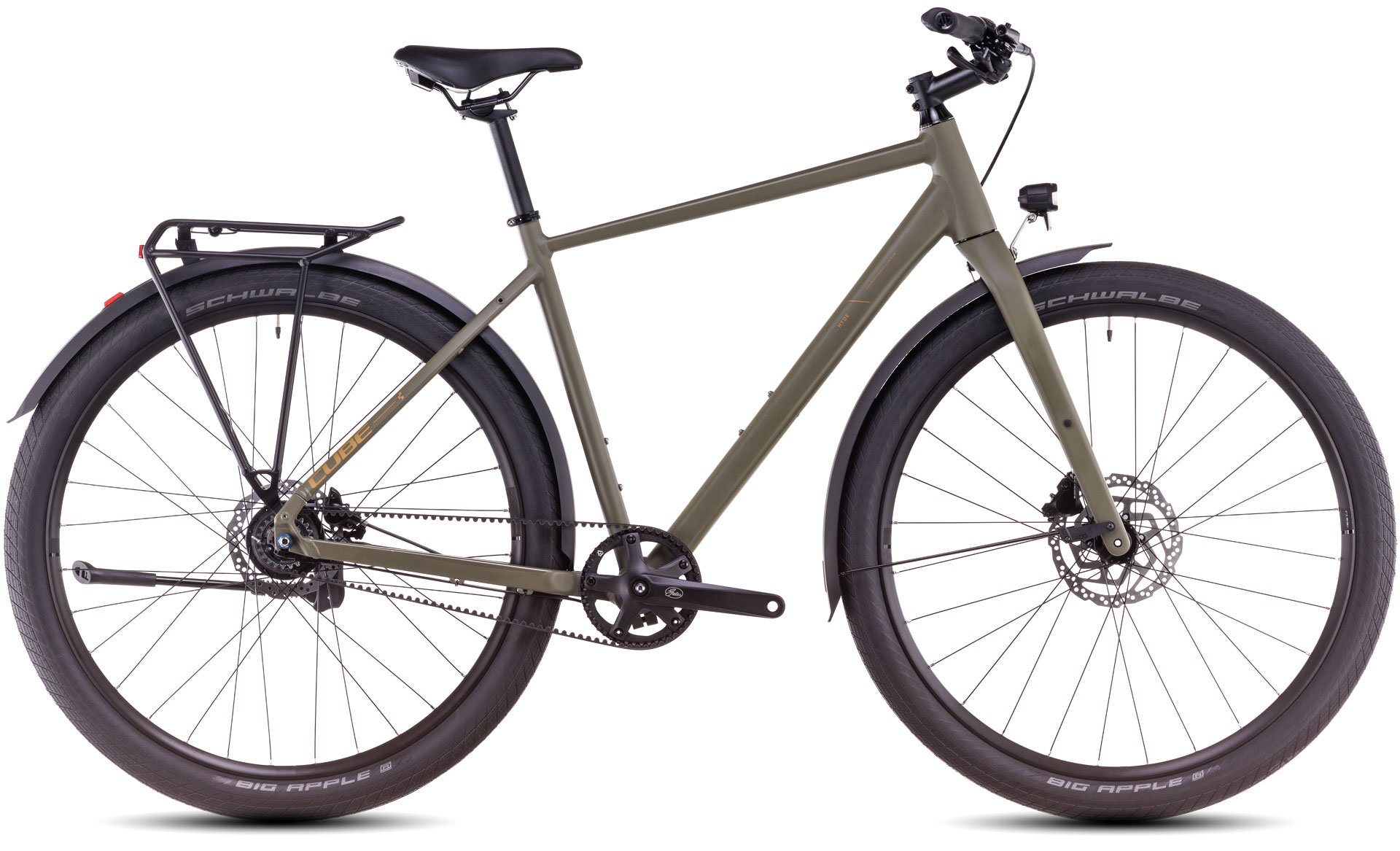 Velosiped Cube Hyde Pro FE (olive/gold, 54cm)