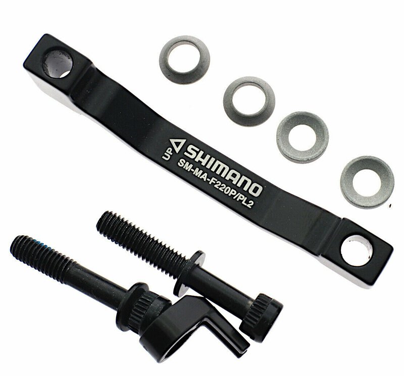 Disc Brake Mount Adapter Shimano SM-MA-F220 (ESMMAF220PPL2, black, P/PL2)