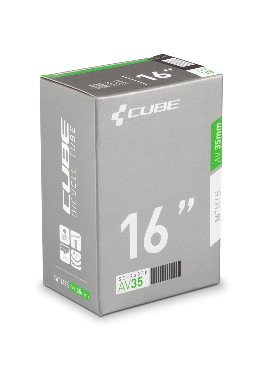 Tube Cube 16 Junior/MTB AV35MM (13530, Cube, black, 16)