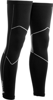 Legwarmers Cube 3D-knit (10904, Cube, black/grey, L)