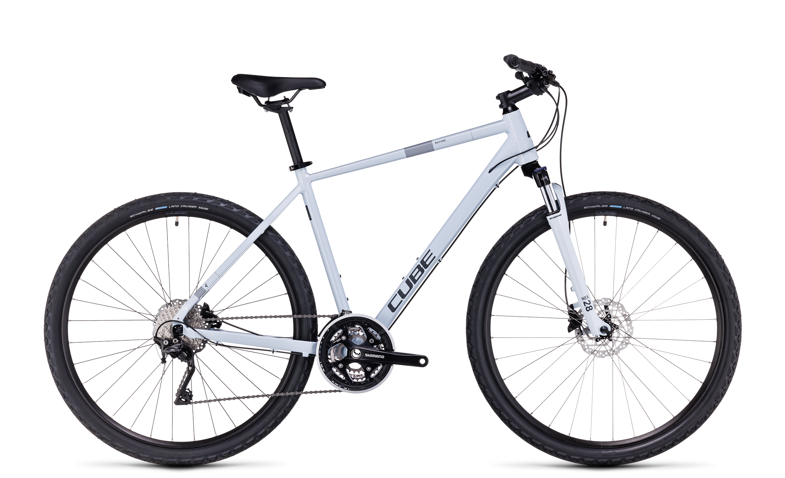 Velosiped Cube Nature Pro(645150, frostwhite/grey, XS)