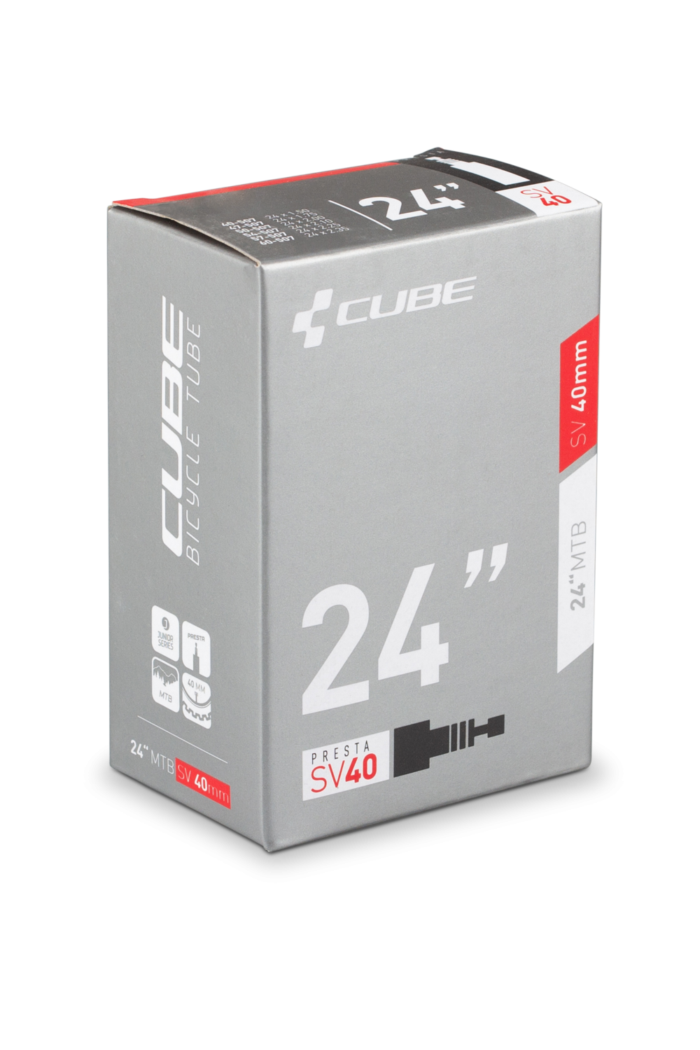 Tube Cube 24 Junior MTB SV40 (13536, Cube, black, 24*1.5-2.35)