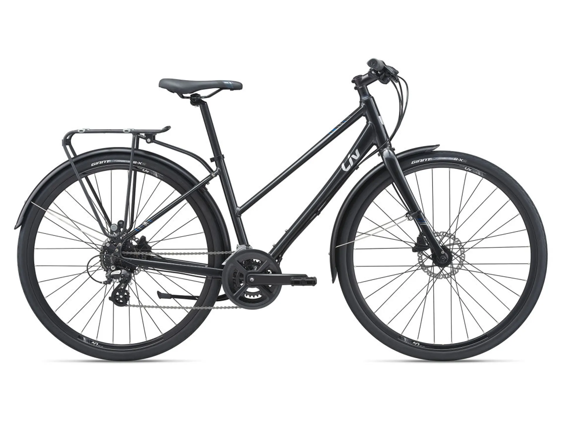 Velosiped Liv Alight City 2  Disc (1002002124, black, S)
