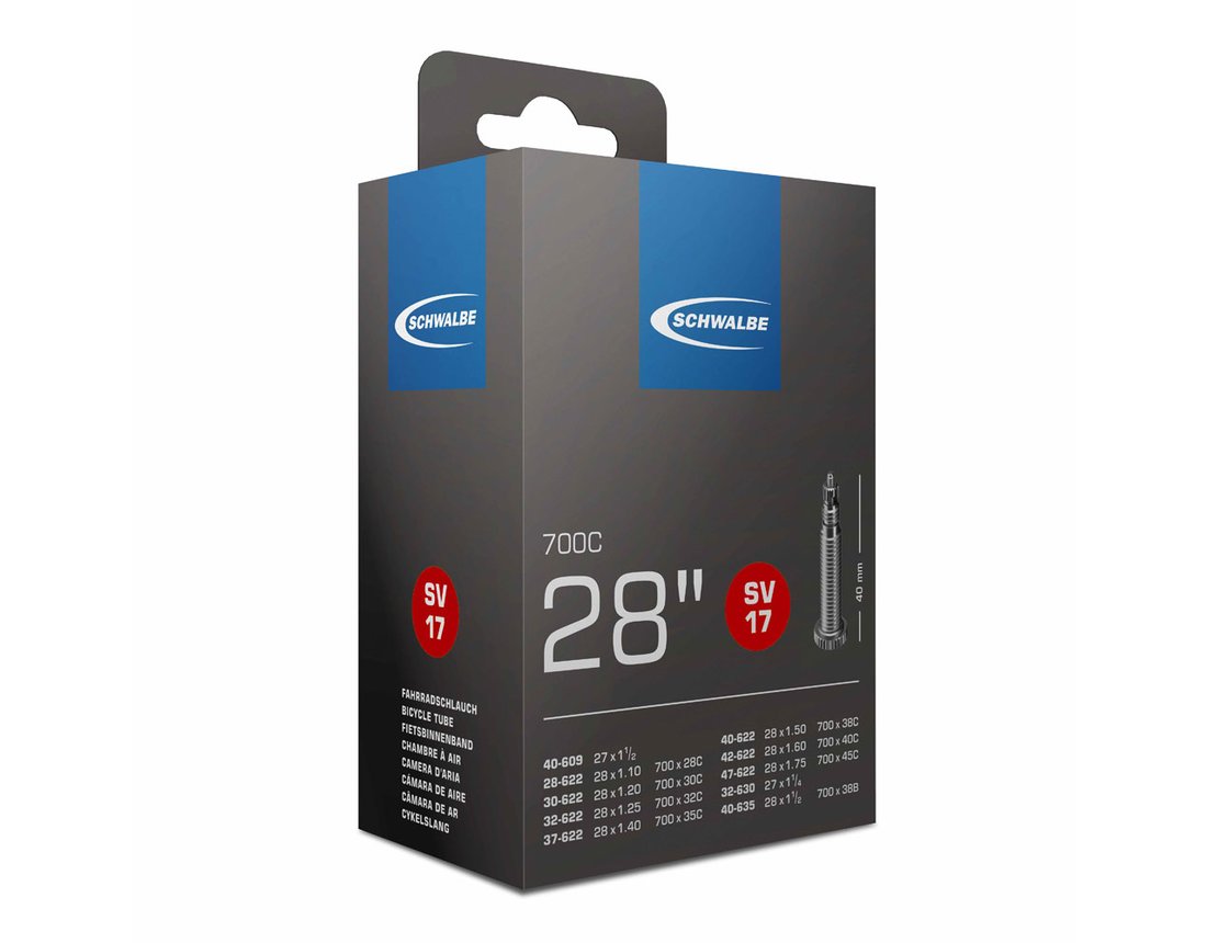 Tube Schwalbe SV17 28" (13501, Schwalbe, black, 700*28-45)