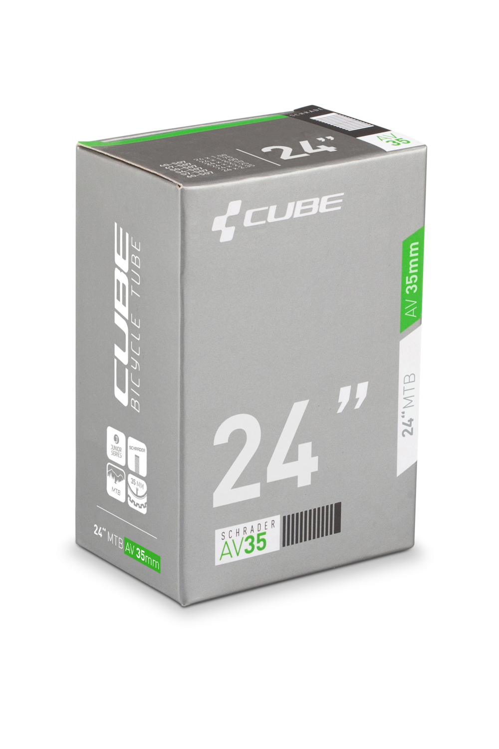 Tube Cube 24 Junior MTB AV35MM (13534, Cube, black, 24)
