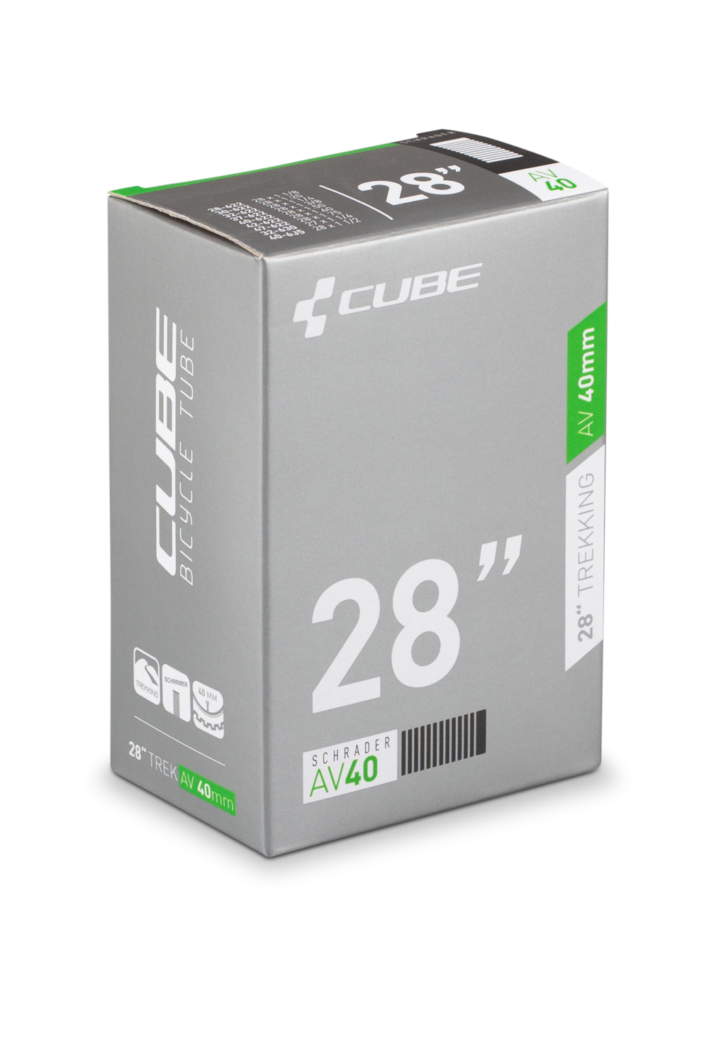 Tube Cube 28 Trekking AGV40MM (13548, Cube, black, 28")