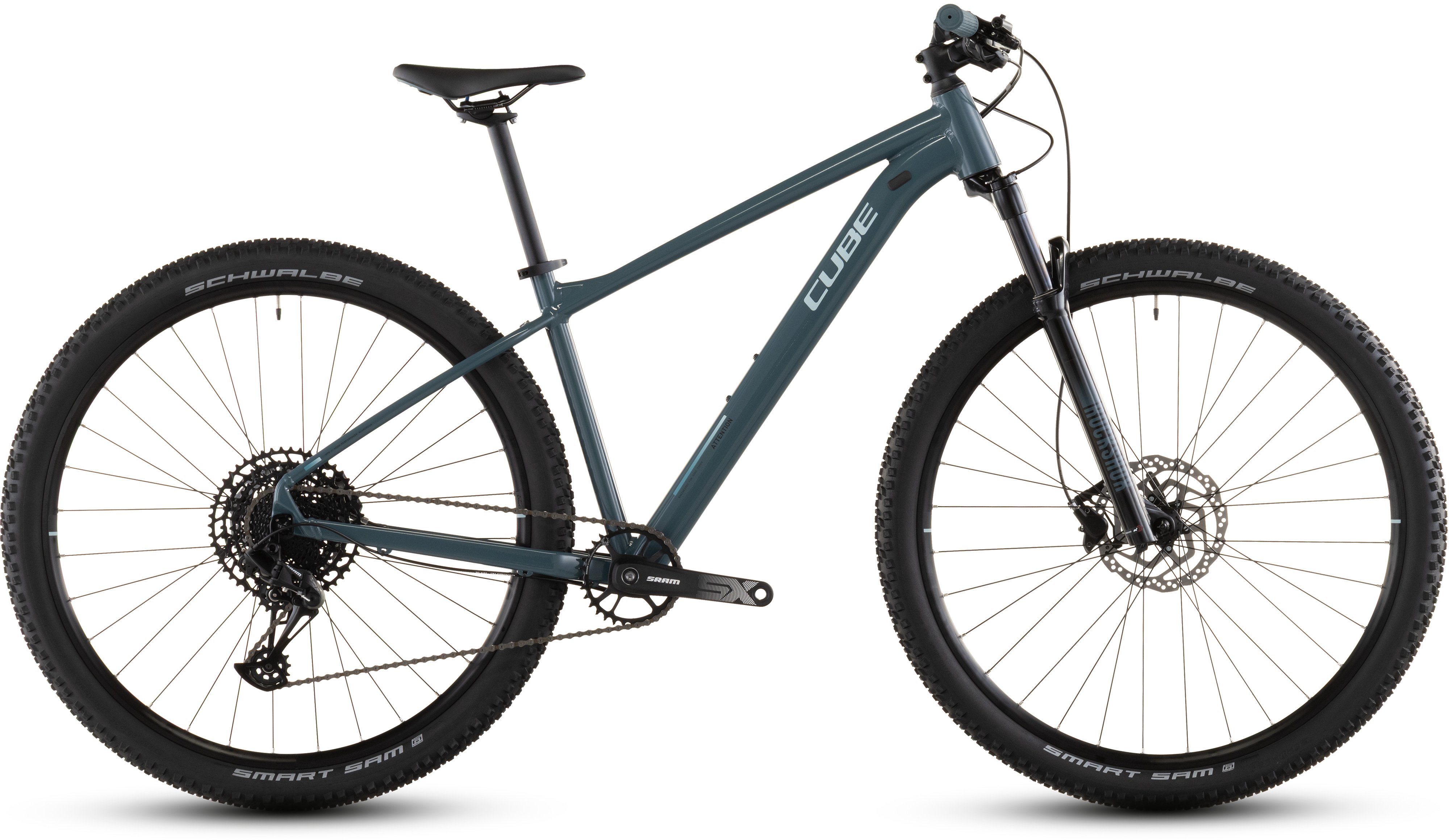 Velosiped Cube Attention SLX (142210, storm/blue, M)