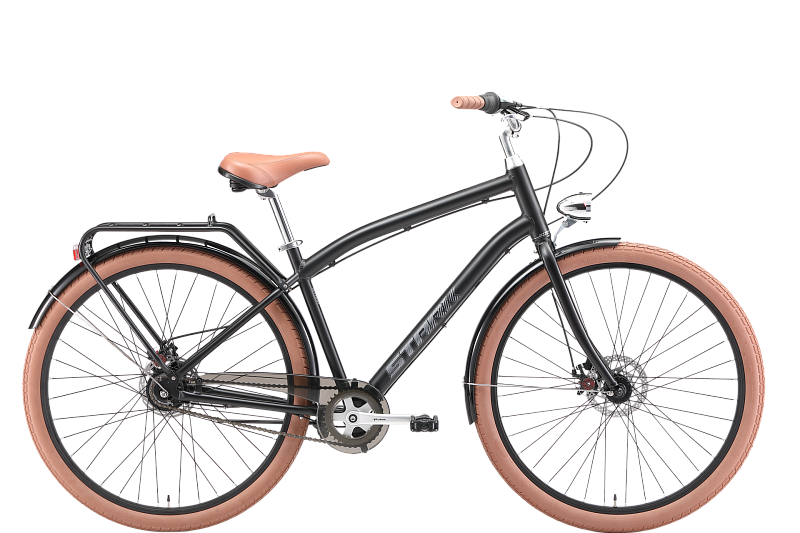 Velosiped Stark Comfort Man 28 (HQ-0017939, black/grey, M)