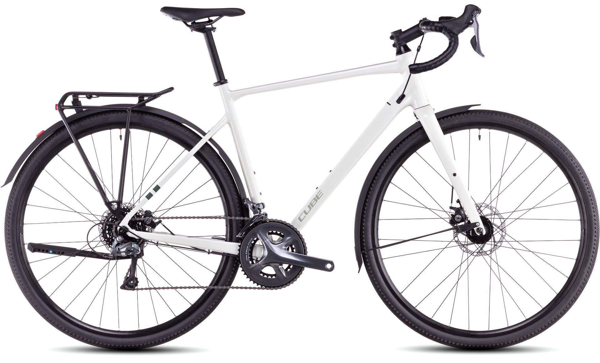 Velosiped Cube Nuroad ONE FE (829220, white/green, M)