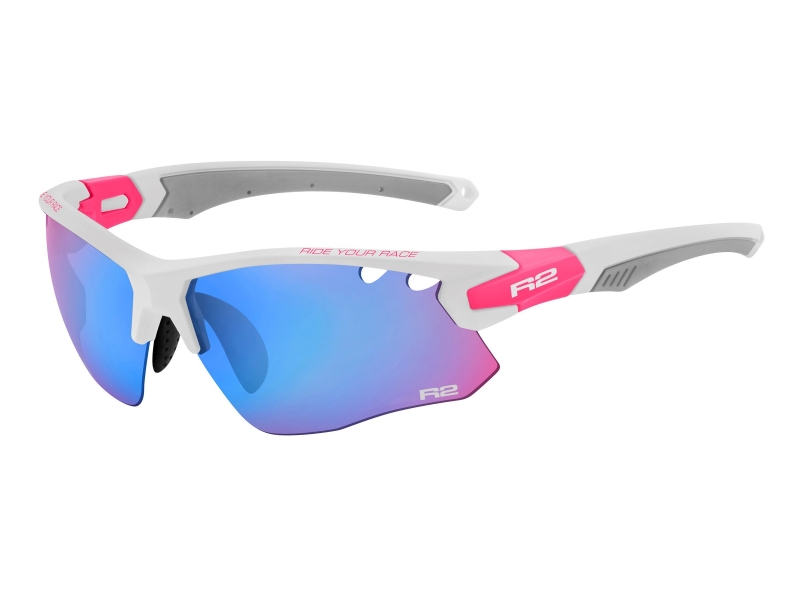 Sunglasses R2 Crown (AT078S, white/pink)