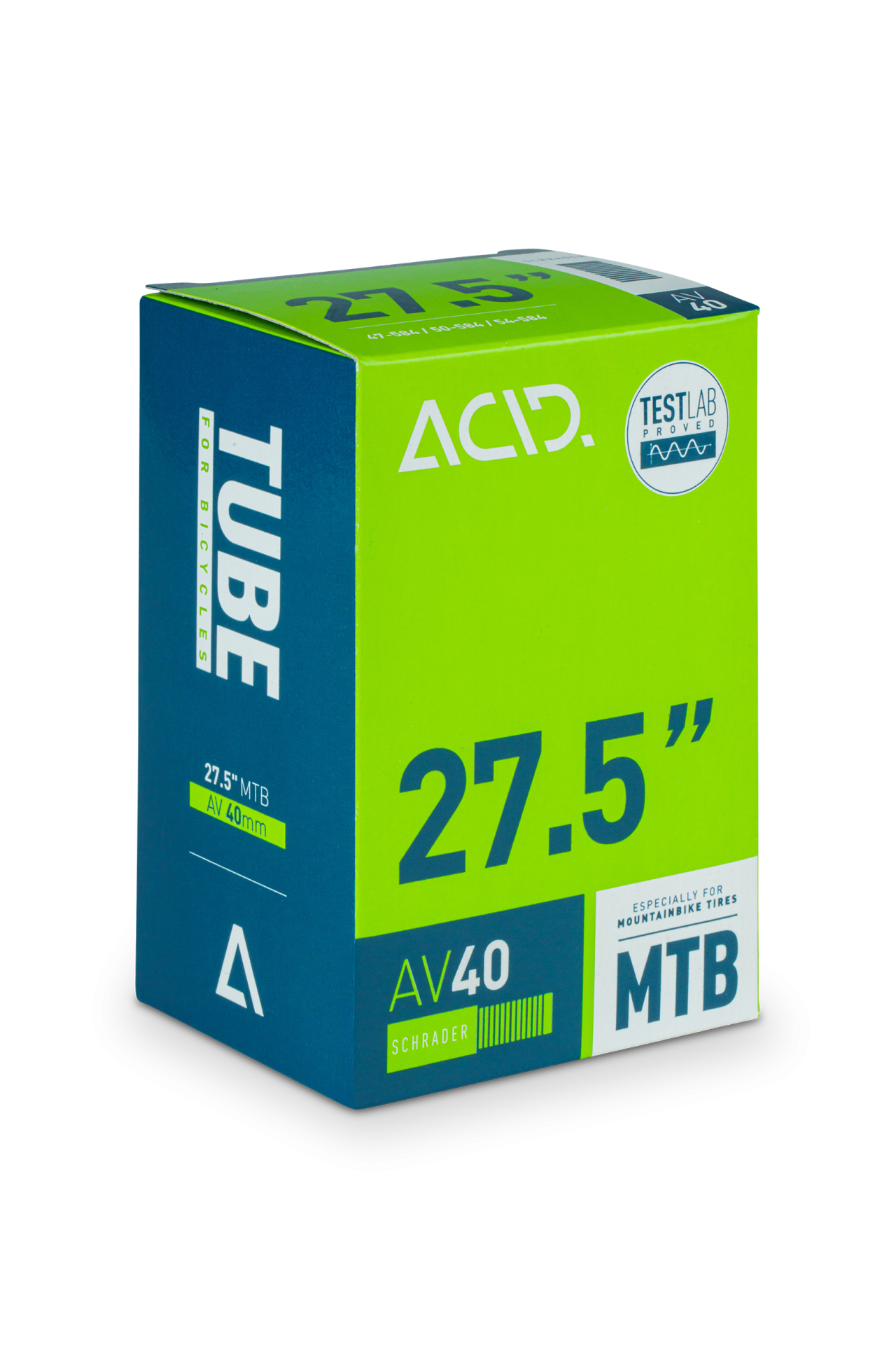 Tube Acid 27,5 MTB AGV40MM (93558, black, 27.5")