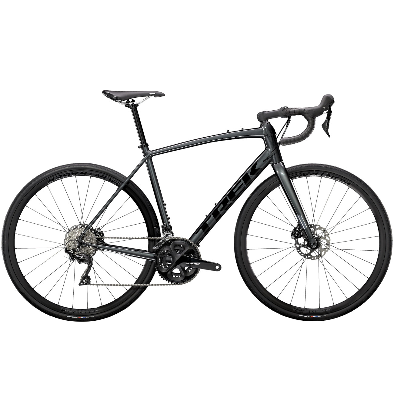Velosiped Trek Domane AL5 (1045616, grey/black, 56cm)