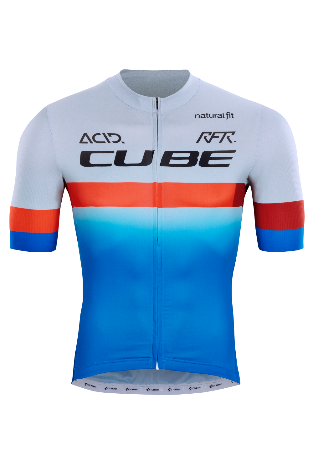 Jersey Cube Teamline S/S (11493, Cube, blue/red/grey, M)