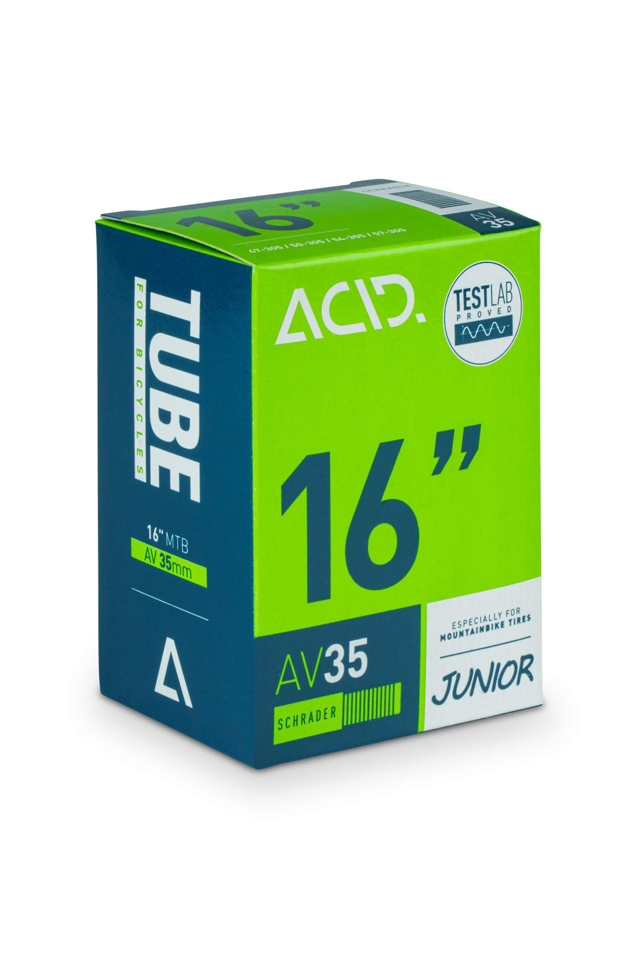 Tube Acid 16 Junior/MTB AV35MM (93551, black, 16")